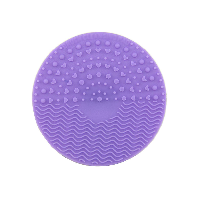 Čistící roháč štětce, silikonové make-up čištění štětce Scrubber mat, přenosný mycínástroj