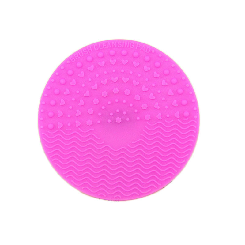Čistící roháč štětce, silikonové make-up čištění štětce Scrubber mat, přenosný mycínástroj