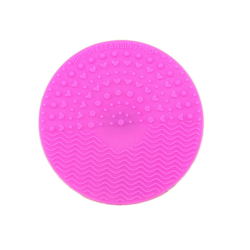 Čistící roháč štětce, silikonové make-up čištění štětce Scrubber mat, přenosný mycínástroj