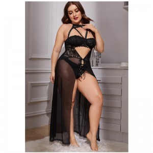 Černá dlouhá sukně Sexy pyžama