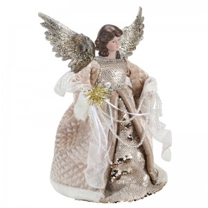 33cm Christmas Angel Decor Korálky Ornament Decor Indoor Decorations Nový produkt Vánoční obrázek Holiday Display Luxury Home Merry