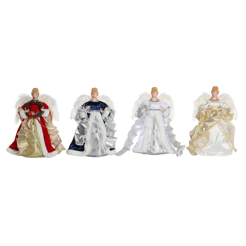 23 ~ 40cm Vánoční Angel ozdoby dekorace Strom Top Handmade Angel Figurky Sbírka Doll Xmas Festival Vánoční dovolená