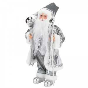 45 ~ 62cm Vánoční stojící Santa Claus Ornament Dekorace Figurka Collection Fabric Holiday Festival Xmas plush Položka