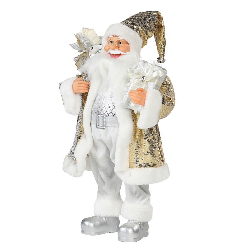 30 ~ 110cm Christmas Santa Claus Ornament Deluxe Dekorace Festival Holiday Figurine Collection Tradiční Vánoce