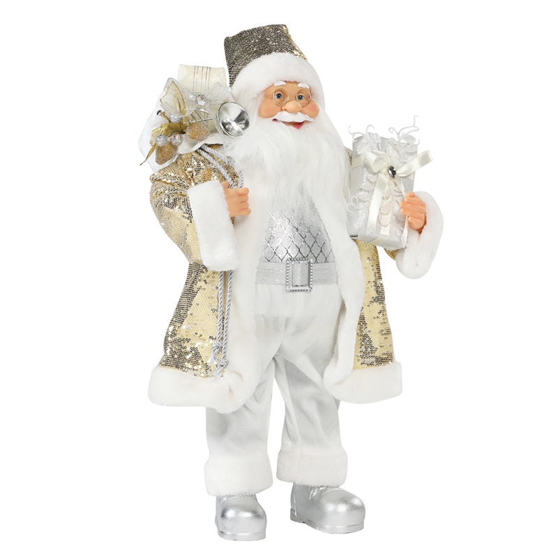 30 ~ 110cm Christmas Santa Claus Ornament Deluxe Dekorace Festival Holiday Figurine Collection Tradiční Vánoce