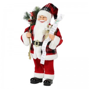 30 ~ 110cm Christmas Santa Claus s dárkovým taškou Ornament Dekorace tradiční Dovolená Figurka Collection Xmas Series