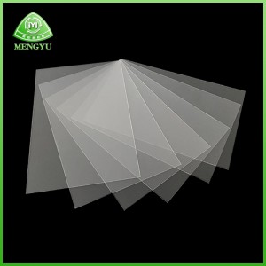 Vysoce transparentní pet list plastový film Polyesterový film plastový skládací krabička spacer/Shgh Teplotní odpor poškrábání