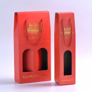 High-end a krásné červené víno balení box