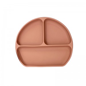 Silikonové rozdělené talíře pro shovívavé talíř, batole batole, BPA zdarma