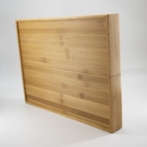 Přírodní bambusové rozšiřitelné příbory šuplíku