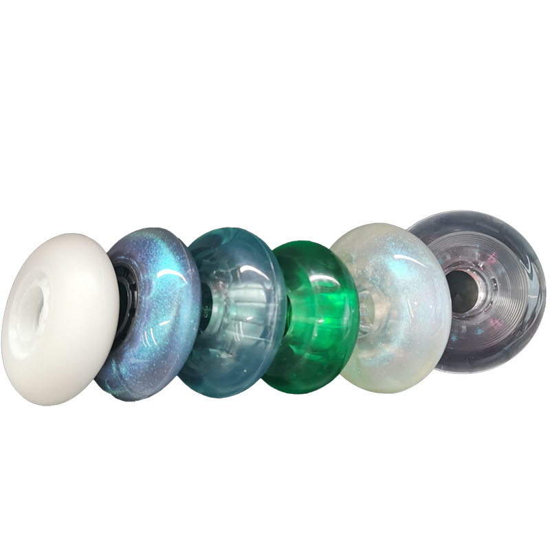 Factory cena Nejlepší kvalita Super Trvanlivé PU inline Roller Skate kola 64mm 68mm 70mm 72mm 76mm 80mm 84mm 90 mm 100mm