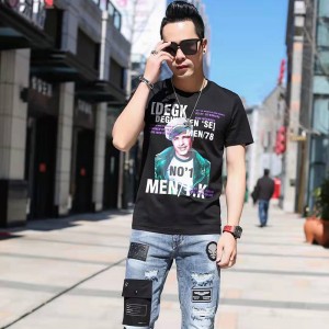 Digitální tisk pletené tričko