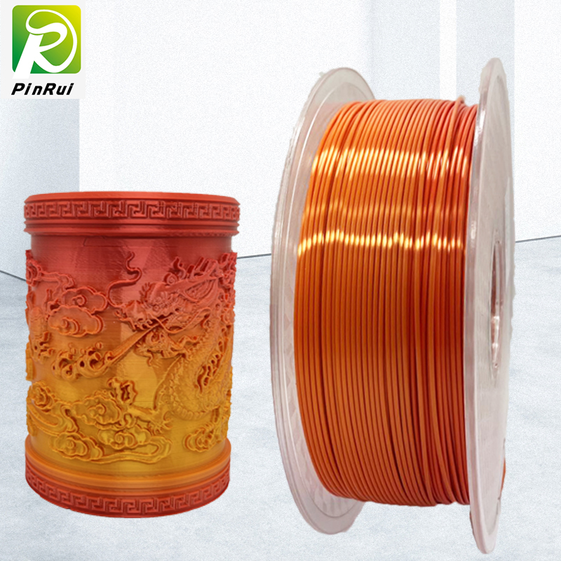 PINRUI Vysoce kvalitní Red-Gold Duha 1.75mm 3D tiskárna PLA vlákno