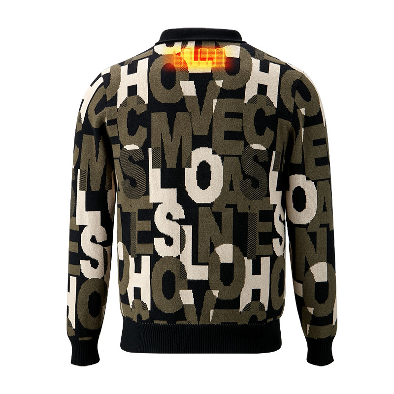 Skvrna Style Coat pro muže, dobíjecí baterie vyhřívané oděvní kabát