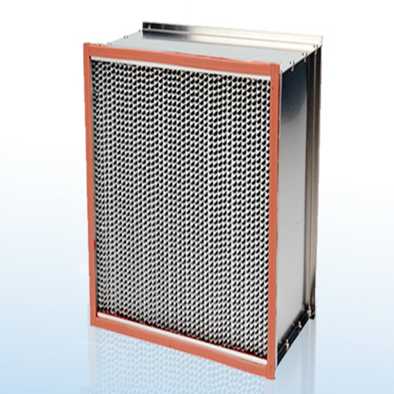 Vysoká temp čistá místnost HEPA HVAC AIR filtry H13 pozinkovaný ocelový rám