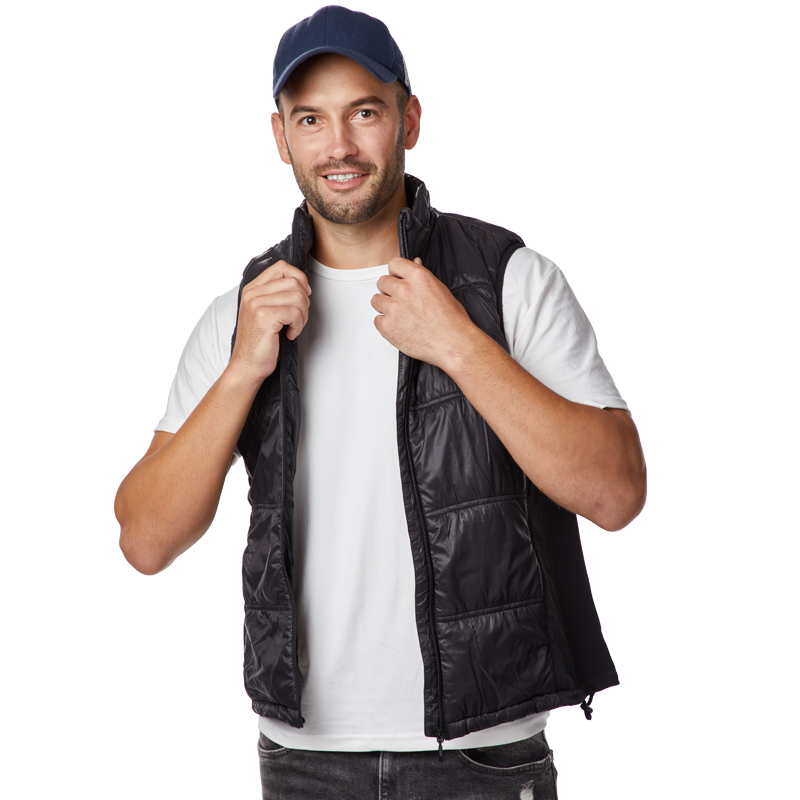 USA Větrná baterie Vyhřívaná vesta pro muže, elektrický topný kabát