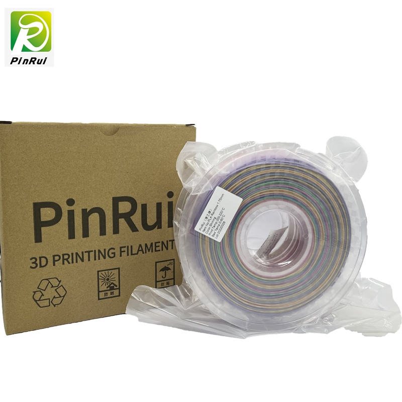 Pinrui třpytky pla 1,75mm 3D tiskárna vlákno jiskra blikající barva duha