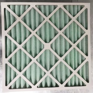 Merv8 Papírový rám Primární efektivita Pre Panel HVAC Vzduchový filtr pro hospodářská zvířata