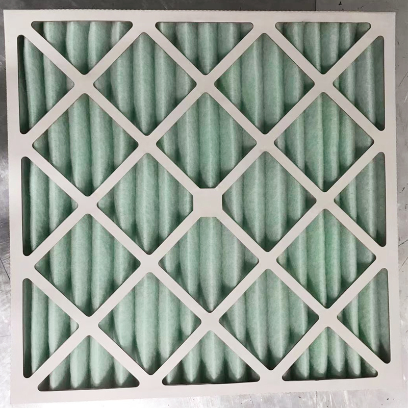 Merv8 Papírový rám Primární efektivita Pre Panel HVAC Vzduchový filtr pro hospodářská zvířata