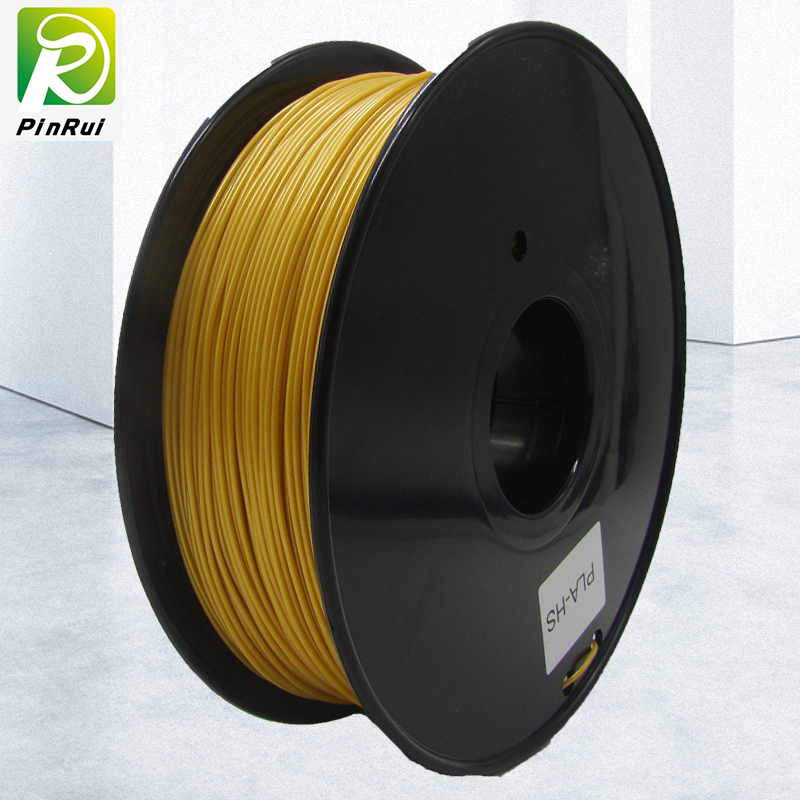 PIRUI Vysoká kvalita 1 kg 3D PLA tiskárna vlákno žlutá zlatá barva