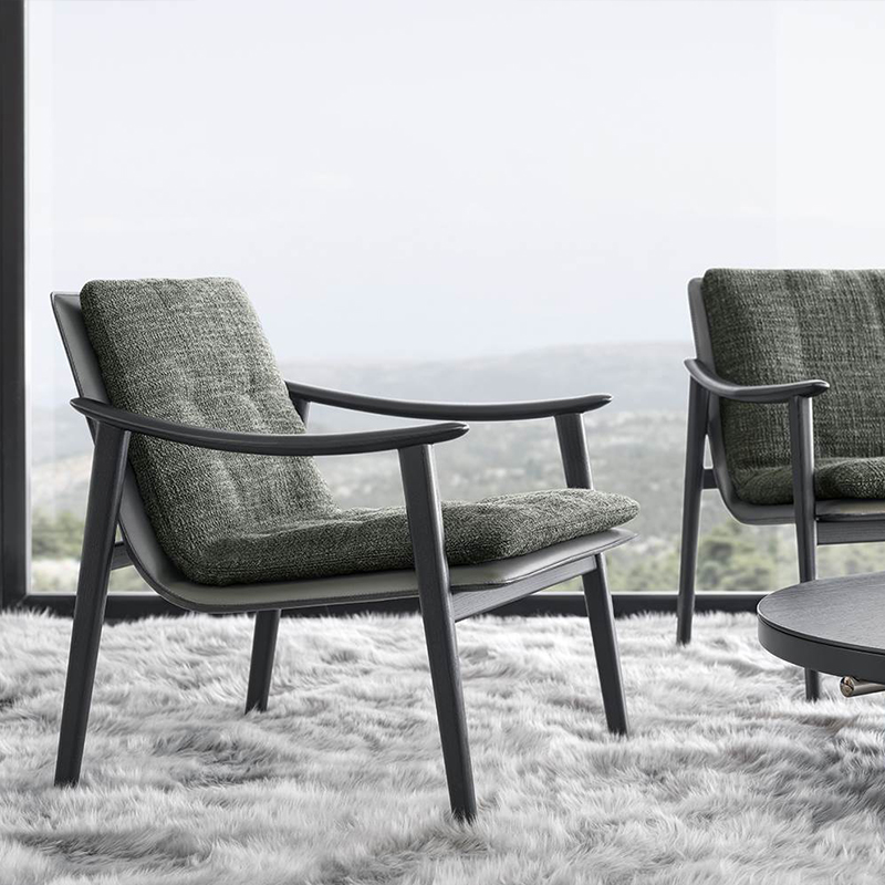 Moderní čalounění tkaniny Relaxační líný volný čas ležáků Accent lounge židlenábytek
