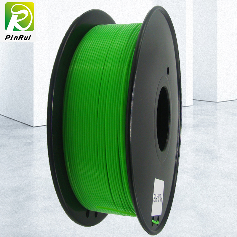 PINRUI Vysoká kvalita 1kg 3D PLA tiskárna vlákna transparentní zelená barva