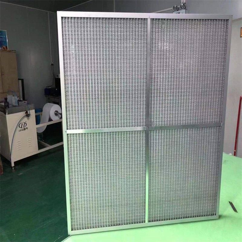 Komerční kuchyňské linky kapucí kovové pletivo mazivo filtrnaluminum omyvatelný skládaný panel Pre HVAC filtr