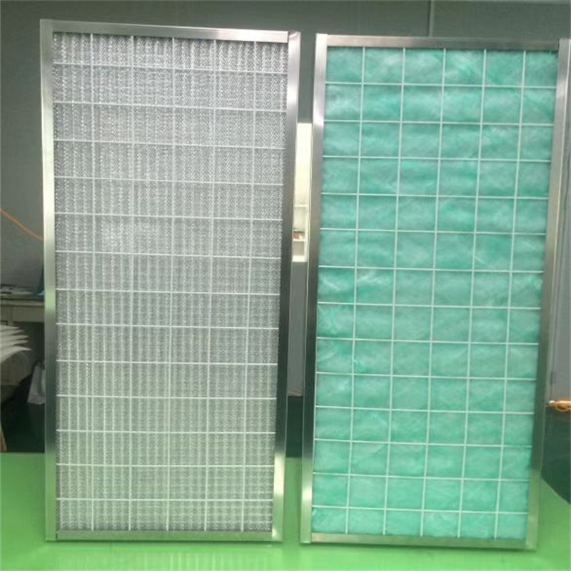 Komerční kuchyňské linky kapucí kovové pletivo mazivo filtrnaluminum omyvatelný skládaný panel Pre HVAC filtr