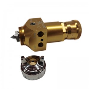 Automatická elektrická stříkací pistole 0,8n1.2 mm tryska průmyslové rozprašování pneumatickéhonátěrovéhonástrojenízký tlaknastavitelný pro robot