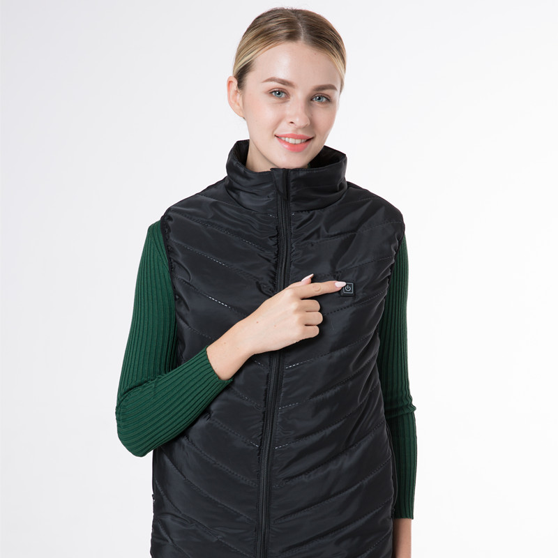 Zimní módní elektrické vytápění žen vestu, topná vesta pro zimní sezónu