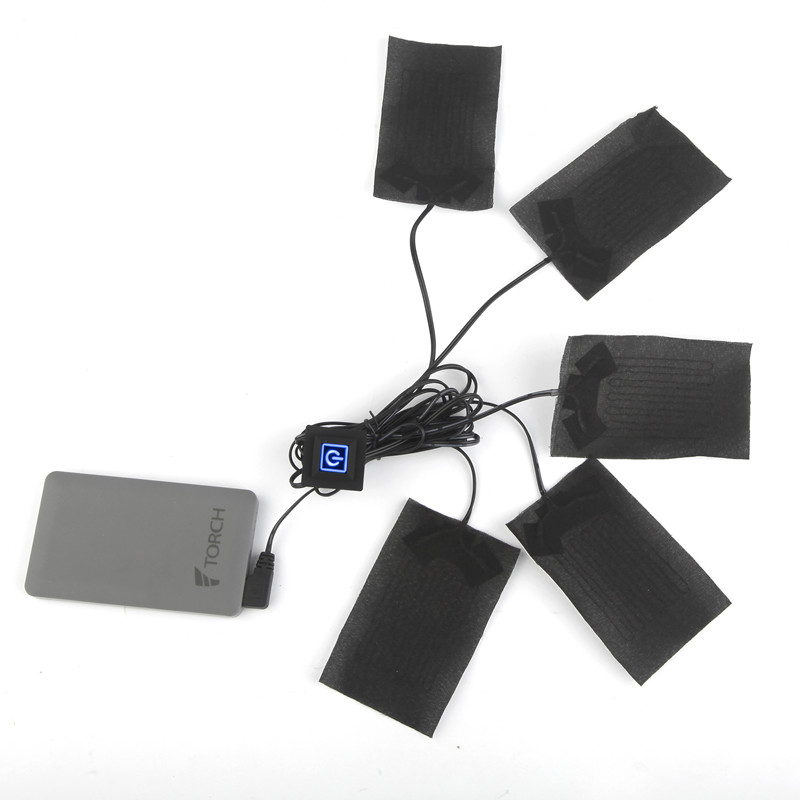 Výrobce Vysoce kvalitní 5V 7.4V Elektrické uhlíkové vlákno pro oděvní bundu