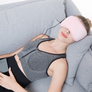 Přizpůsobené měkké povrchové eletrické ohřívané oko maska, usb oko teplejší