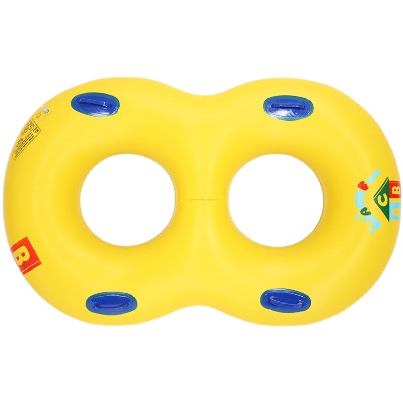 Nafukovací život bóje dvojitý plavecký kroužek pro mužské a ženské páry rodič-dětská voda hračky rafting