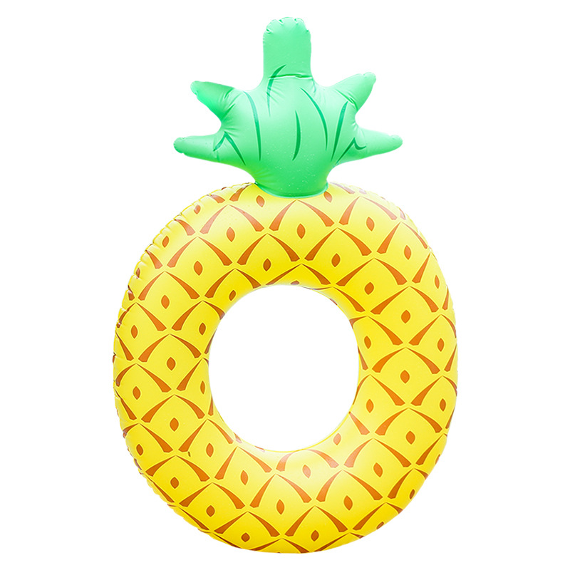 Nafukovací ananas koupaliště, přenosný plovák pro bazén, vodní hračka pro dospělé a děti