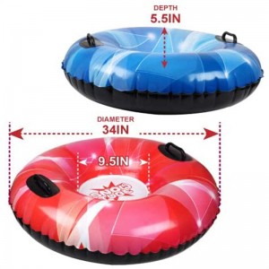 Zimní venkovní rodič-dítě interaktivní hračka děti,nflatable sníh trubice