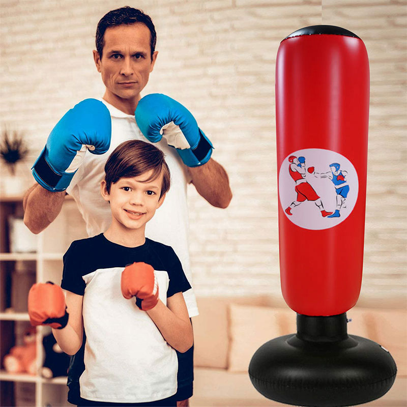 Výrobci Přímý boxerský sandbag,nafukovací PVC Vent Boxing Sloupová hračka pro děti a dospělé