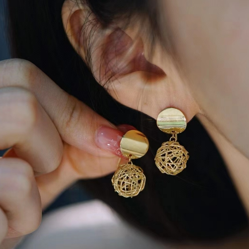Nový design módy 18K/14K/10K/9K Gold Earring pro dívku