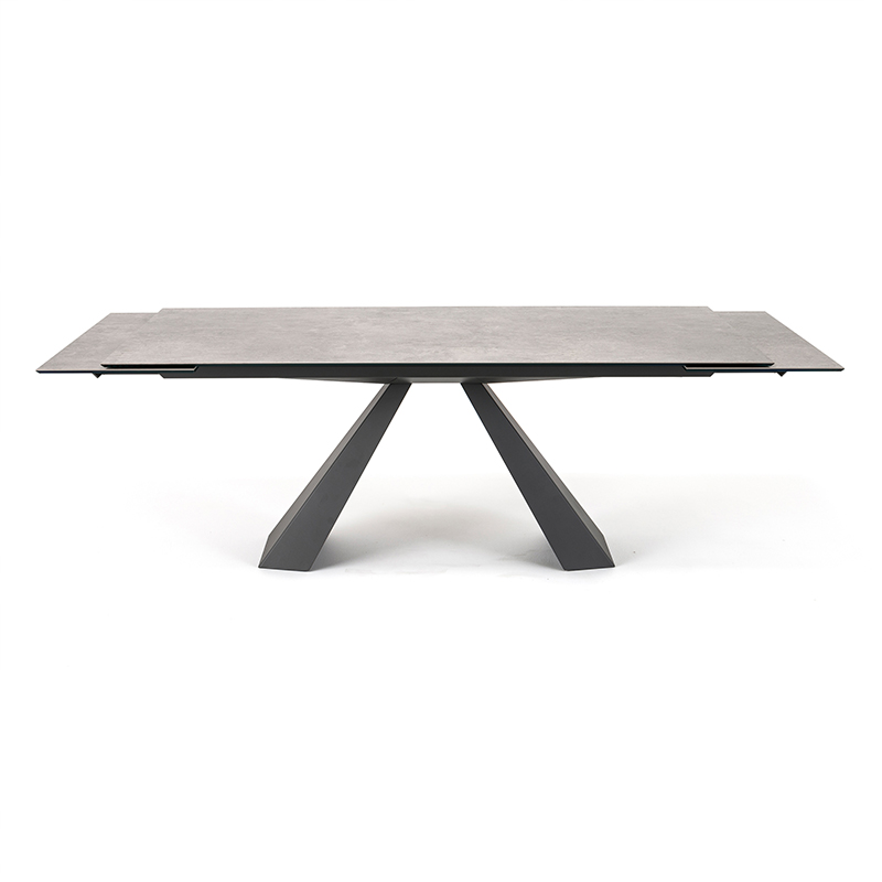 Italský minimalistický slinný kamenný jídelní stůl obdélníkový jídelní stůl sada 6 Seater