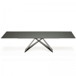 Italské moderní vzory 8 osob keramický slinný kamenný obdélníkový jídelní stůl 6 Seater