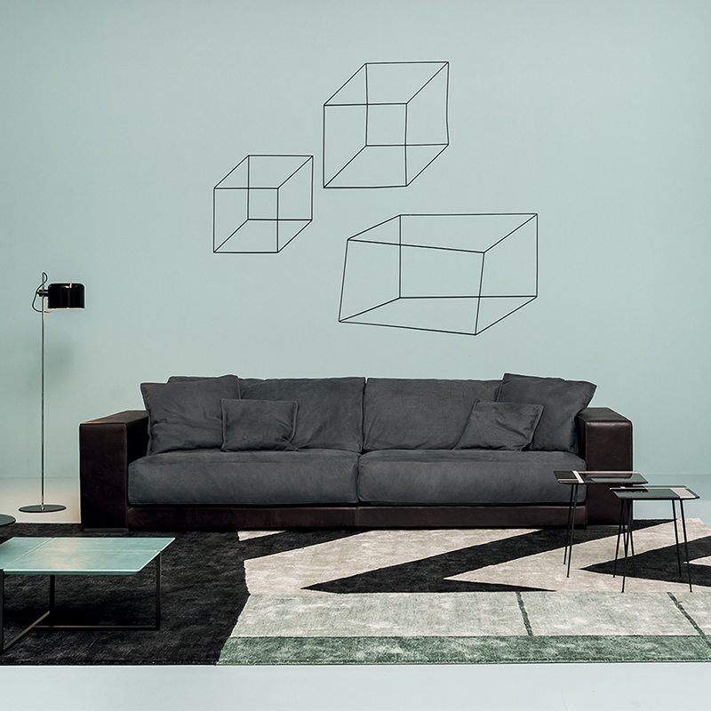 Italské luxusní pravé kožené pohovky pro domácínábytek obývací pokoj moderní