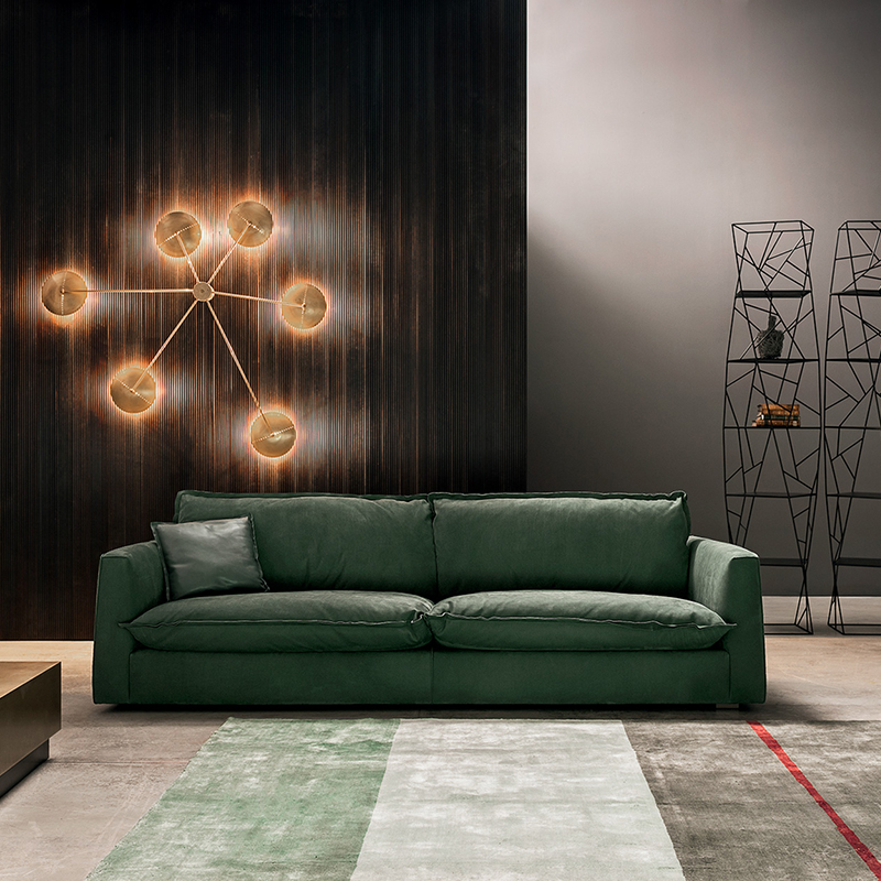 Italský design Baxter Modern Luxury Leather Sofa Sets pro obývací pokoj