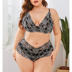 Dvoubarevná sada krajkových krajkových krajko