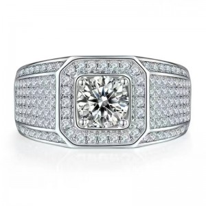 Zapojení S925/18K/14K/10K s moissanite/Real Diamond for Man