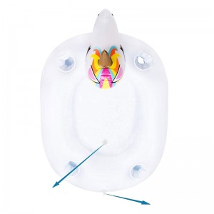 Plovoucí držáknanápoj ledu,nápojový ovocný bufet piknik bbq chladič,nafukovací jednorožec servírovací bar