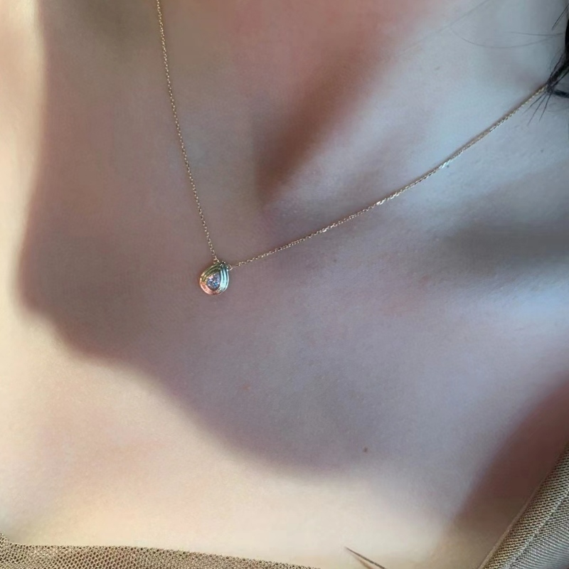 Tuochen Jewelry WaterDrop, Princezna Příčet, 18K/14K/10K žluté zlato s diamantovýmnáhrdelníkem šperky