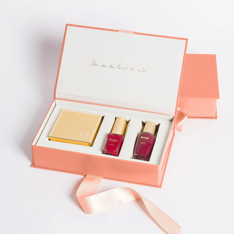 Luxusní kosmetické obalové boxy Vlastní logo péče o pleť Esenciální olej pro parfémy balení pro kosmetiku parfém balení
