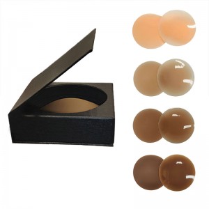 Odolný kryt bradavkyna silikonové podprsenky s odolným tvarem kulatého tvaru