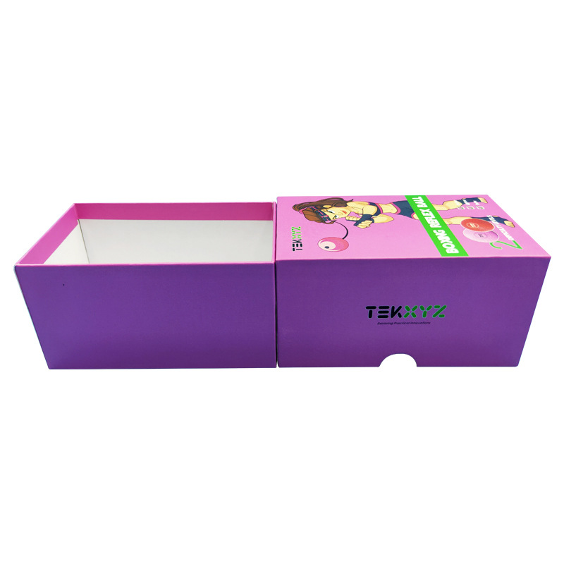 Přizpůsobená dárková krabičkana hračky, horní a spodní kryt,nebe a pozemek, barevně potištěná obalna papír z měděné desky, ručně vyráběná krabička, hračka, přizpůsobená přizpůsobená