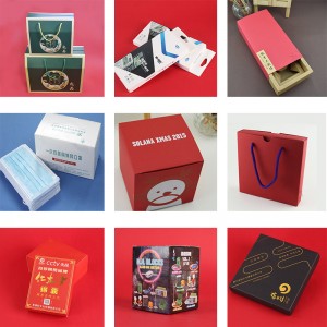 Přizpůsobená káva bílá lepenka Černá kartonová kraft Paper Box Tea Nougat White Paper Malá krabička