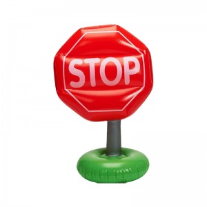 Výrobci Vlastní PVCnafukovací dopravní značky Foukání zátarasů Triangle Road Signs VAROVÁNÍ Značky PVC hračka